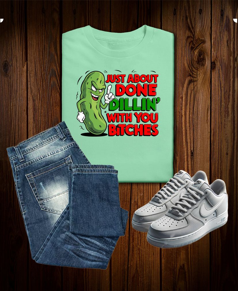 Done Dillin' - Vulgar Funny Party Prank Gag Tee