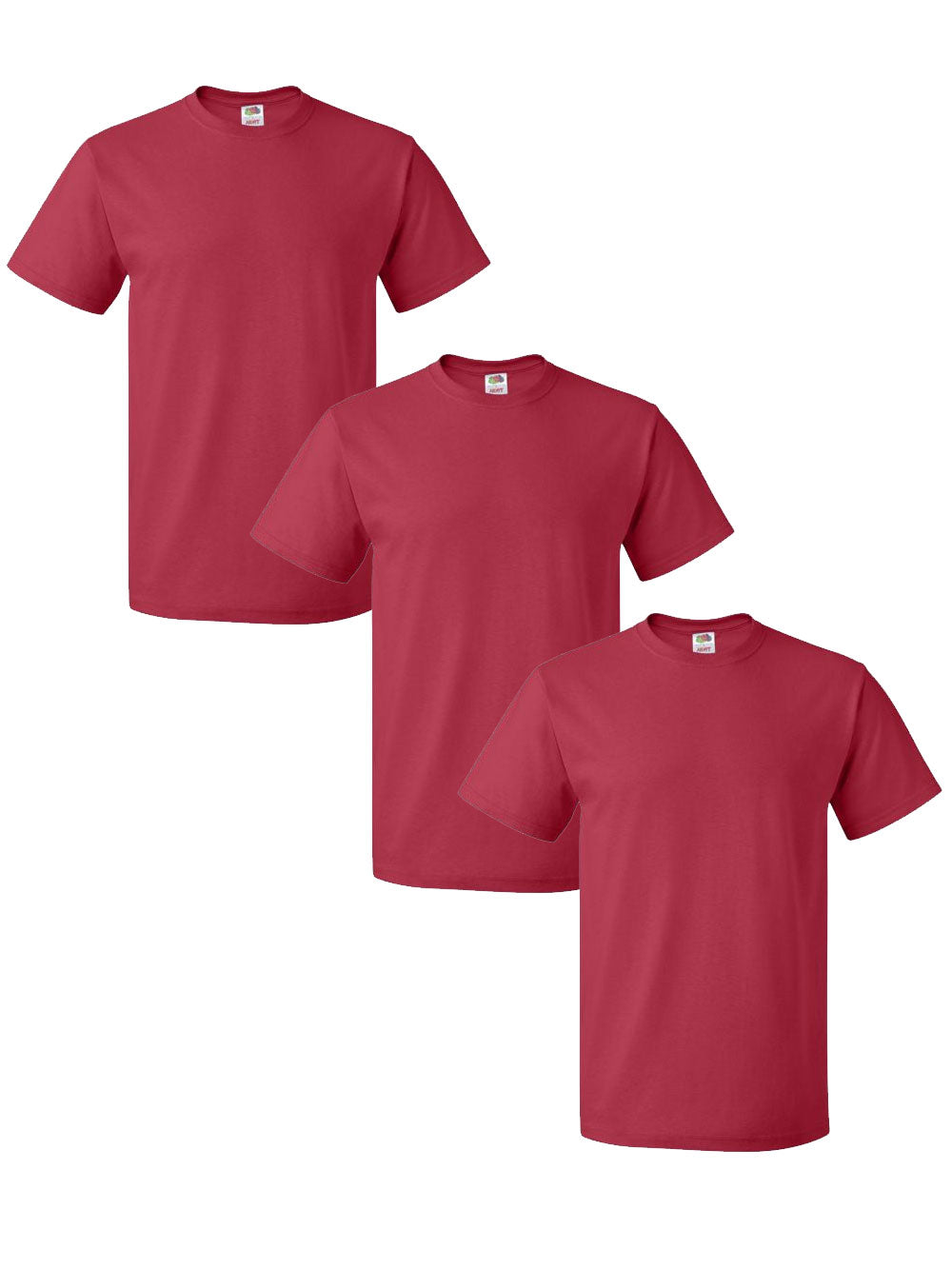 3 Pack Fruit Of The Loom Tees - All Sizes & Colors