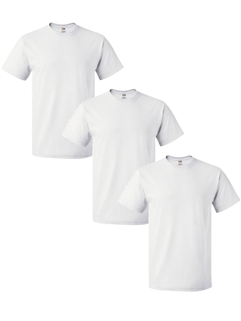 3 Pack Fruit Of The Loom Tees - All Sizes & Colors