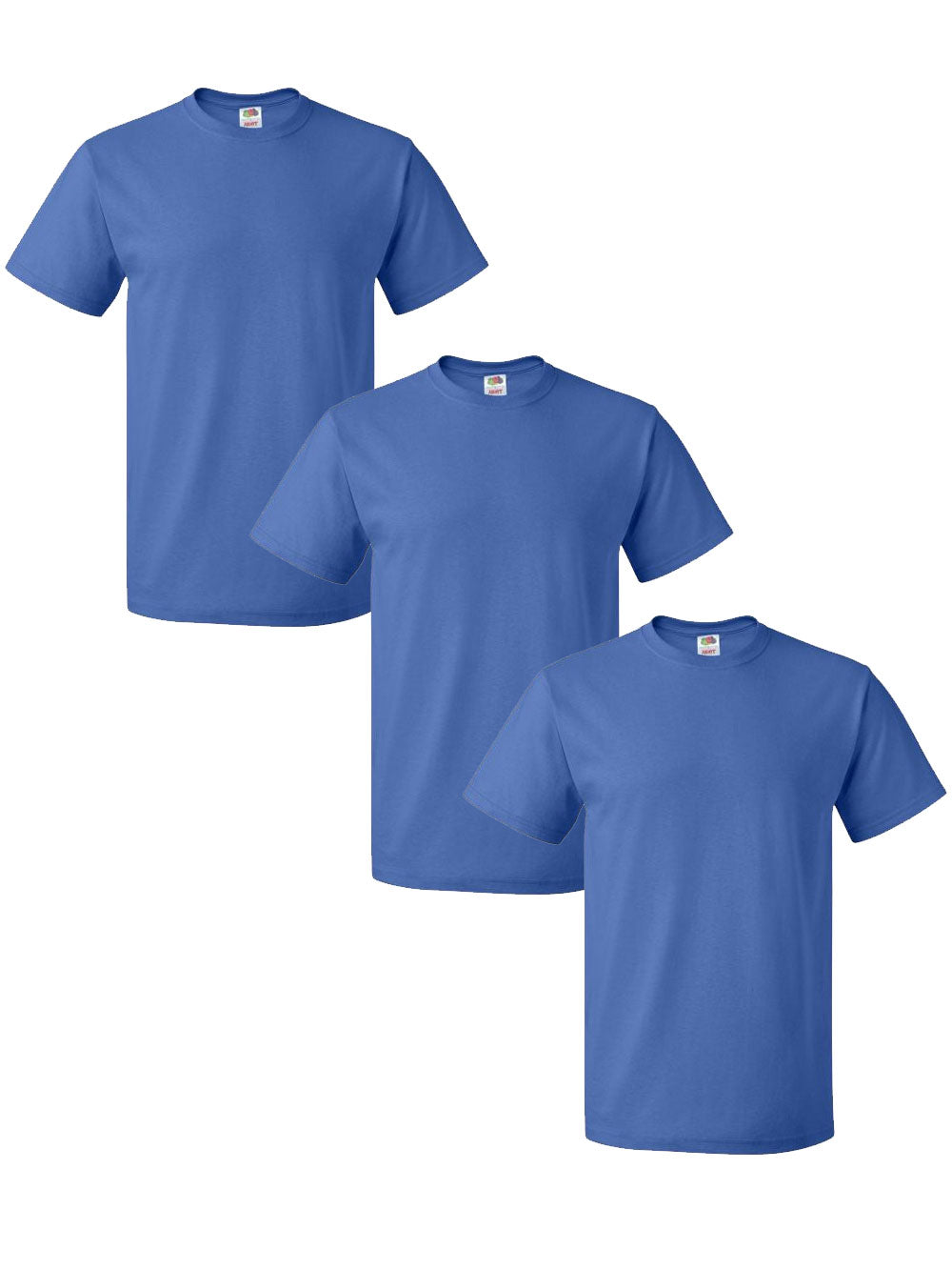 3 Pack Fruit Of The Loom Tees - All Sizes & Colors