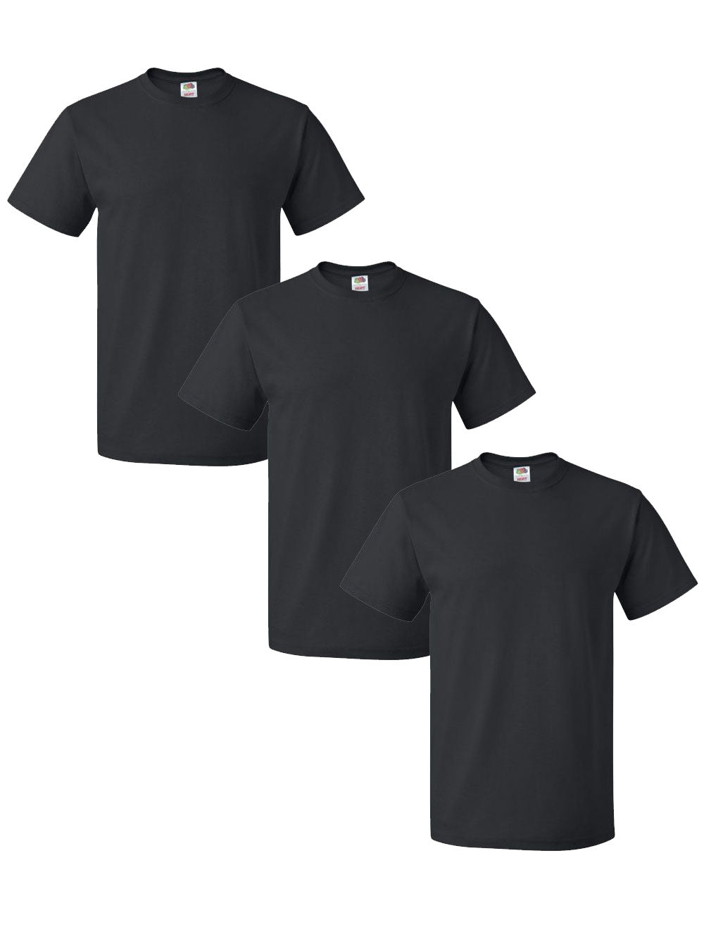 3 Pack Fruit Of The Loom Tees - All Sizes & Colors