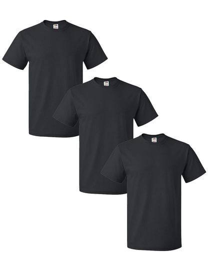 3 Pack Fruit Of The Loom Tees - All Sizes & Colors