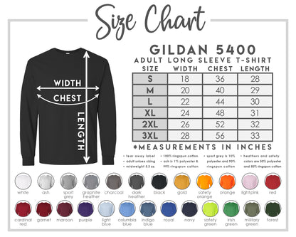 Gildan "5400" 5.4oz Longsleeve T-Shirt - Few Colors