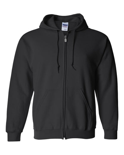 Gildan "18600" 8.0 oz. 50/50 Full Zip Up Jacket - Hooded Sweat