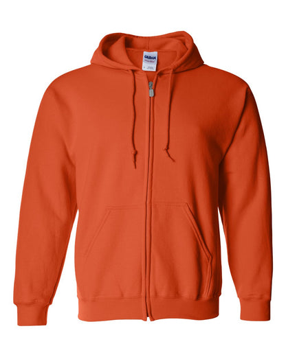 Gildan "18600" 8.0 oz. 50/50 Full Zip Up Jacket - Hooded Sweat