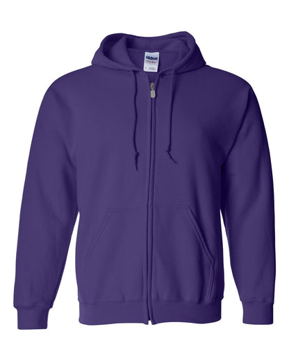 Gildan "18600" 8.0 oz. 50/50 Full Zip Up Jacket - Hooded Sweat