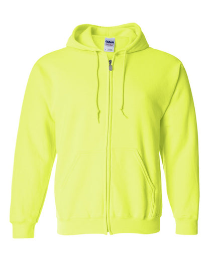 Gildan "18600" 8.0 oz. 50/50 Full Zip Up Jacket - Hooded Sweat