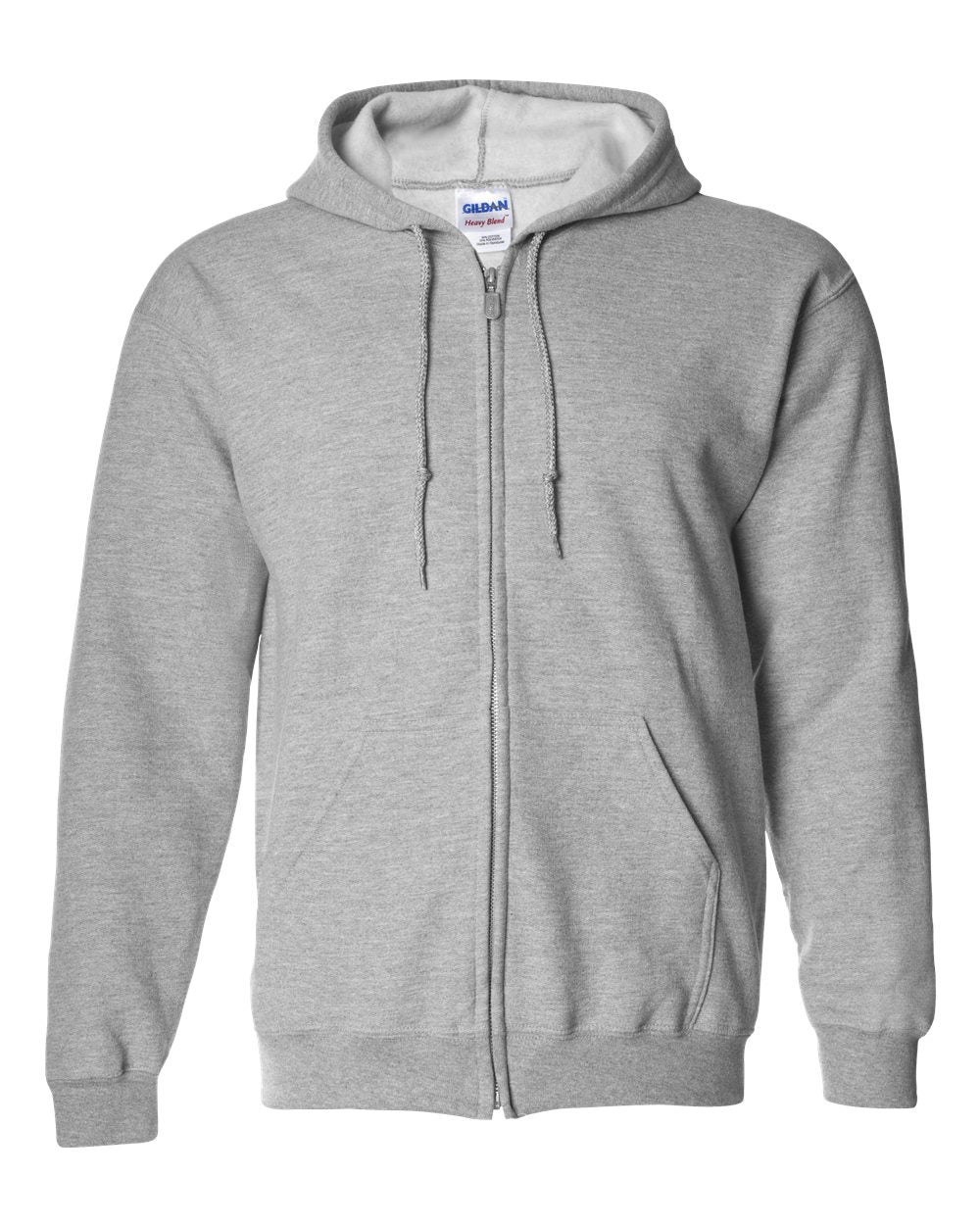 Gildan "18600" 8.0 oz. 50/50 Full Zip Up Jacket - Hooded Sweat