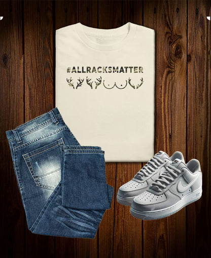 #AllRacksMatter Tee – Funny Hunting & Humor Combo Shirt